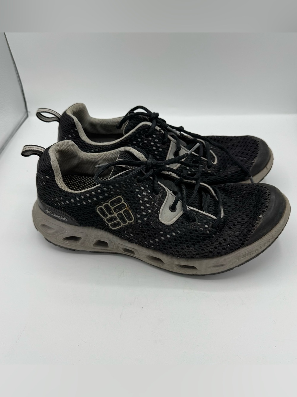 Columbia Drainmaker II Water Shoes Mens 9.5 Black Good Techlite BM2552-014